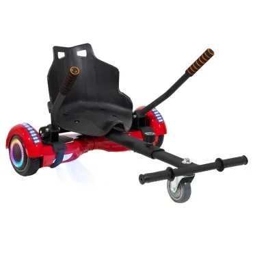 Hoverboard Paquet Go-Kart, 6.5 pouces, Regular Red PRO 4Ah, pour enfants et adultes