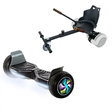 Hoverboard Paquet Go-Kart, 8.5 pouces, Hummer Black PRO 4Ah, pour enfants et adultes
